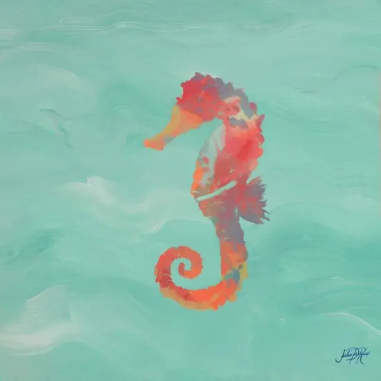 Sea Creatures on Teal IV Poster Print by Julie DeRice - Item # VARPDX10200L {1}