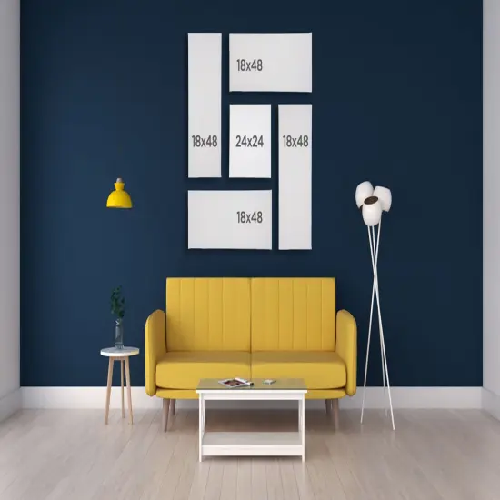 Creative Mark The Edge All Media Cotton Deluxe Stretched Canvas - 3 Pack of 1-1/2'' Deep Triple Acrylic Primed Canvas for Painting {7}