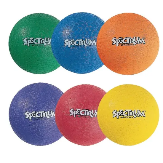 Spectrum&trade; 2-Ply Playground Ball, 13" (Set of 6) {1}