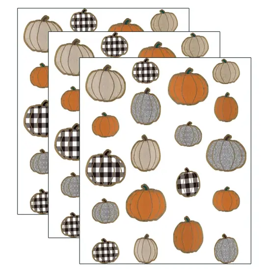 Home Sweet Classroom Pumpkins Accents, Assorted Sizes, 57 Per Pack, 3 Packs {1}