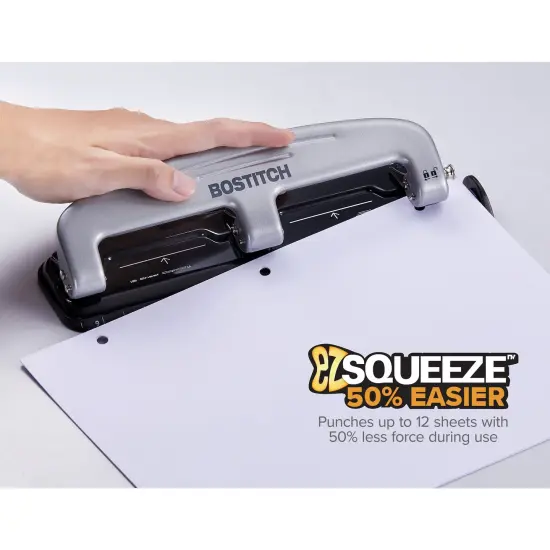 Bostitch EZ Squeeze Three Hole Punch {3}