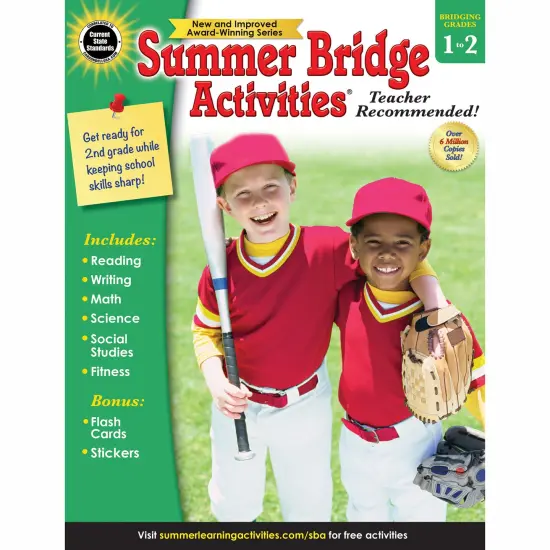 Summer Bridge Activities&reg; Workbook, Grade 1-2, Paperback {1}