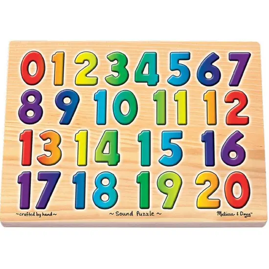 Numbers Sound Puzzle, 13.25" x 10", 21 Pieces {1}