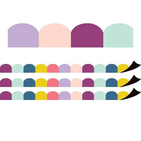 Oh Happy Day Scalloped Magnetic Border, 24 Feet Per Pack, 3 Packs {1}