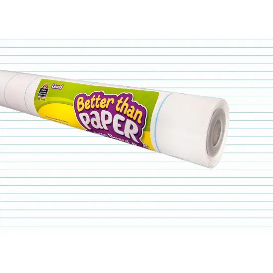 Better Than Paper&reg; Bulletin Board Roll Lined, 4-Pack {2}