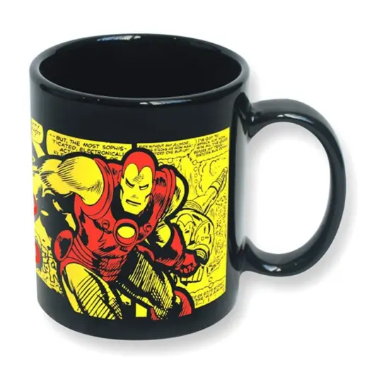Marvel The Invincible Iron Man Comic Wrap 11 oz Ceramic Mug {1}