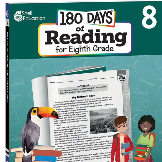 180 Days of Reading 2nd Edition, Grade 8 {2}