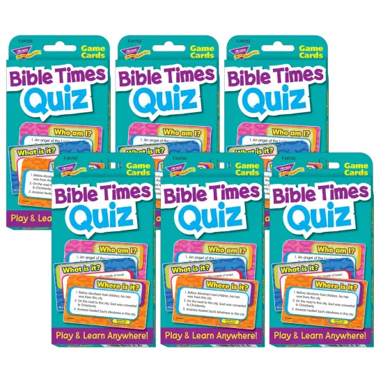 Bible Times Quiz Challenge Cards&reg;, 6 Sets {1}