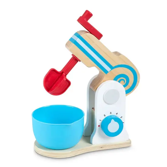 Wooden Make-a-Cake Mixer Set {3}