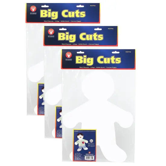 16" Me Kid Big Cut-Outs Paper Shape, 25 Per Pack, 3 Packs {1}
