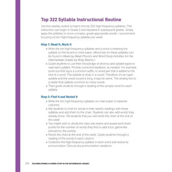 Teaching Phonics & Word Study in the Intermediate Grades, 3rd Edition {4}