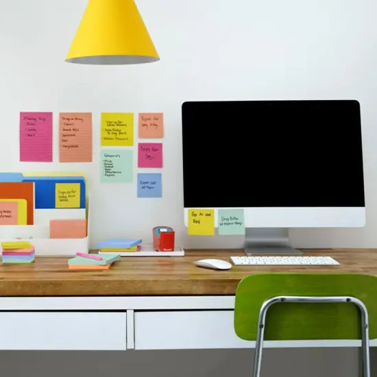 Super Sticky Notes - Summer Joy Collection - 3" x 3" Plain, 24-Pack {2}