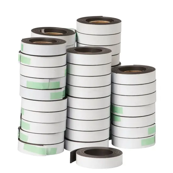 Magnet Strip with Adhesive, 1/2" x 30", 48 Rolls {1}