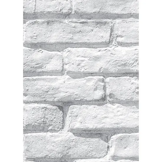 Better Than Paper&reg; Bulletin Board Roll, 4' x 12', White Brick, 4 Rolls {1}