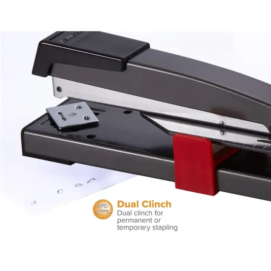 Long Reach&reg; Stapler, 20 Sheets, Black {2}