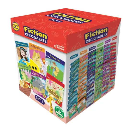 Letters & Sounds Fiction Decodables Boxed Set, Set 1 {2}