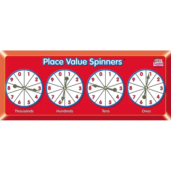 Place Value Spinners, Pack of 6 {4}