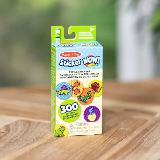 Sticker WOW! Refill Stickers - Dinosaur - 300 Per Pack, 6 Packs {6}