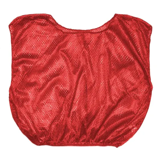 Practice Scrimmage Vest, Adult, Red, Pack of 12 {1}