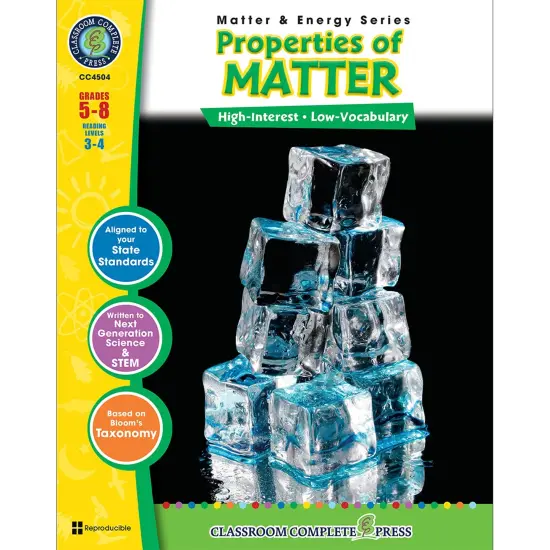 Properties of Matter Resource Book, Grades 5-8 {1}