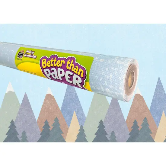 Better Than Paper Bulletin Board Roll, Moving Mountains, 4-Pack {2}