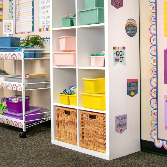 Yellow Plastic Storage Caddy, Pack of 6 {6}