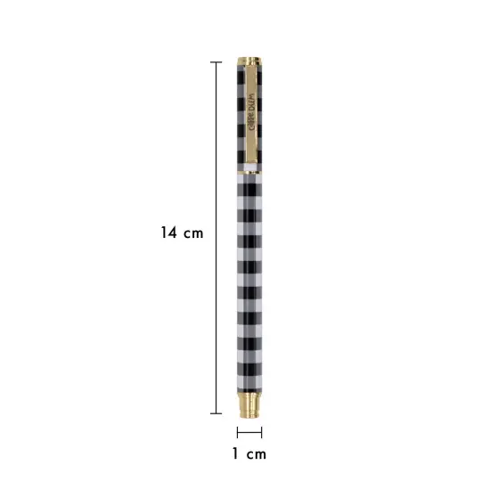 Metal Gel Pen - Buffalo Check - Pack of 6 {4}