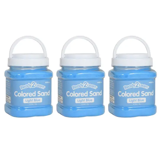Colored Sand - Light Blue - 2.2 lb. Jar - Pack of 3 {1}