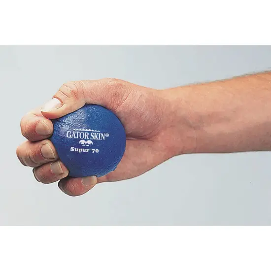 S&S Worldwide Gator Skin Super 90 Balls. 3.5" PU Coated Foam Balls. Soft No-Sting Balls are Great for Indoor Baseball/Softball, Floor Hockey, Dodgeball and PE Games. Set of 6. {4}