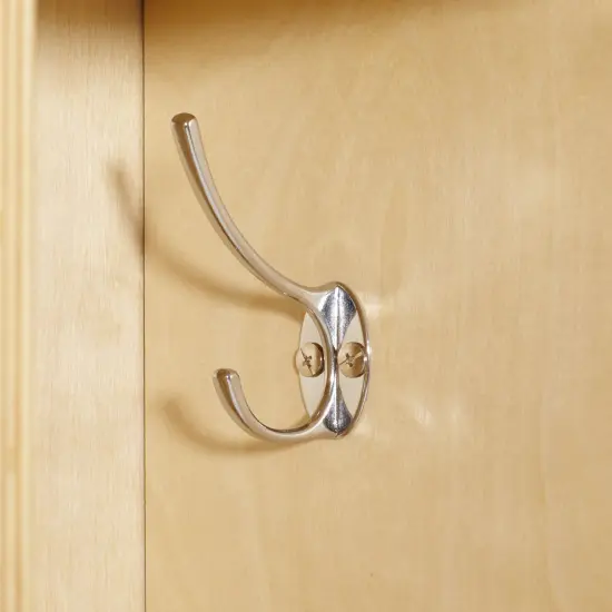 Streamline 5-Section Coat Locker with Scoop Front Storage Bins, Natural, Classroom Furniture Light Grey {6}