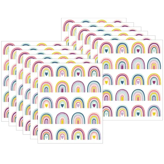 Oh Happy Day Rainbows Stickers, 12 Packs {1}