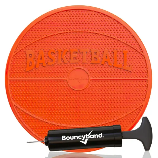 Wiggle Seat Sensory Cushion, Orange Basketball {6}