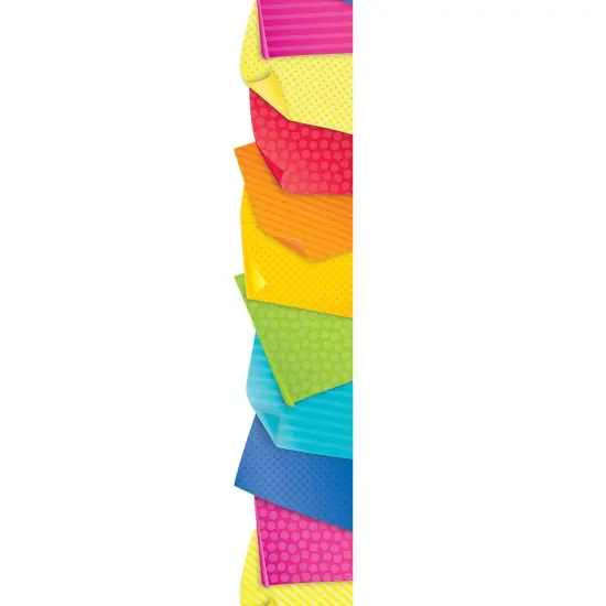 Bold & Bright Sticky Notes EZ Border, 48 Feet Per Pack, 3 Packs {3}
