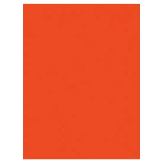 Construction Paper, Orange, 9" x 12", 50 Sheets Per Pack, 10 Packs {3}