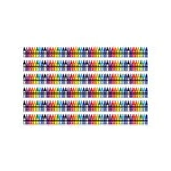 Crayola&reg; Crayons Extra Wide Deco Trim&reg;, 37 Feet Per Pack, 6 Packs {1}