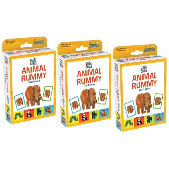 The World of Eric Carle&trade; Animal Rummy Card Game, Pack of 3 {1}