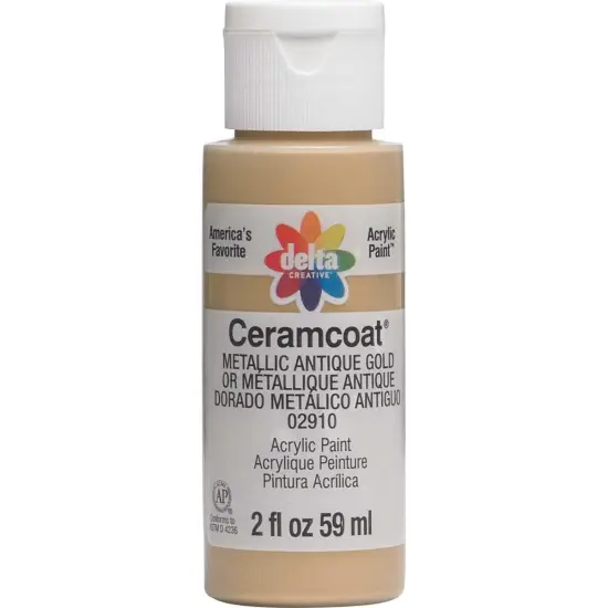 Delta Ceramcoat Metallic Acrylic Paint 2oz {2}