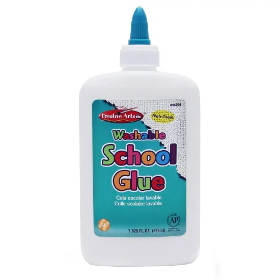 Economy Washable School Glue 8 oz, Pack of 12 {2}