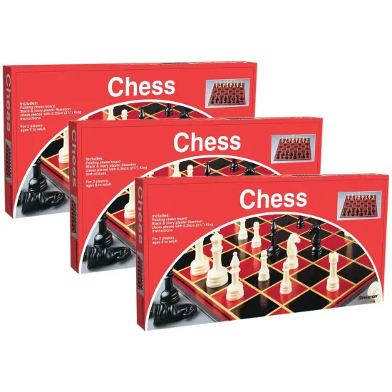 Chess Board Game, Pack of 3 {1}