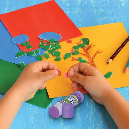 Glue Sticks, Purple, 0.28 oz., 30 Per Pack, 4 Packs {4}