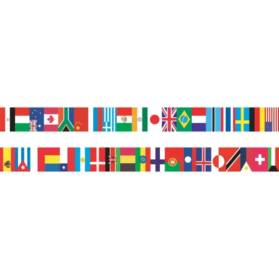 International Flags Spotlight Border™, 36 Per Pack, 6 Packs {2}
