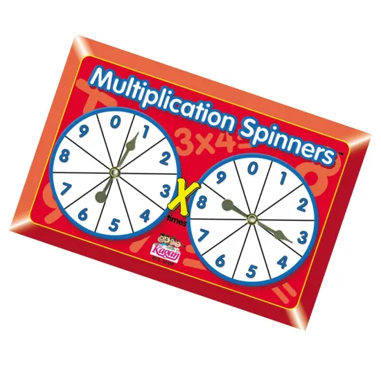 Multiplication Spinners, Pack of 12 {4}