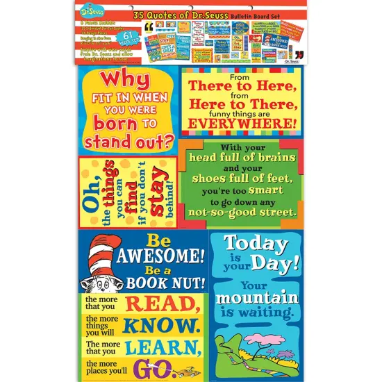 Dr. Seuss&trade; 35 Quotes Bulletin Board Set {2}