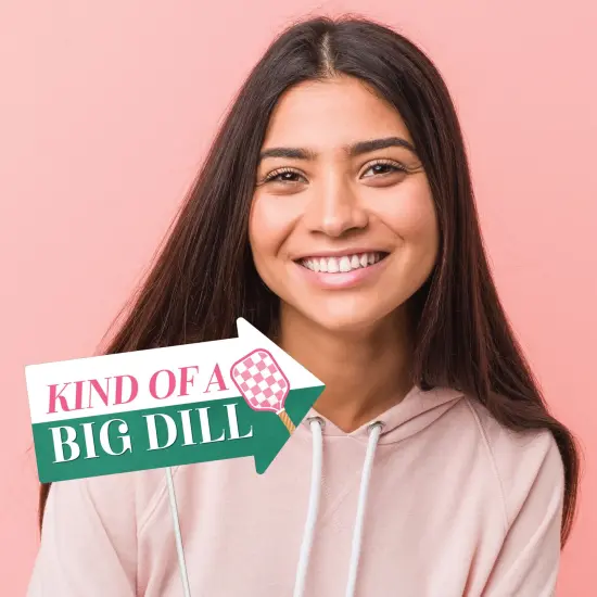 Big Dot of Happiness Pink Pickleball - Country Club Party Photo Booth Props Kit - 20 Count {4}