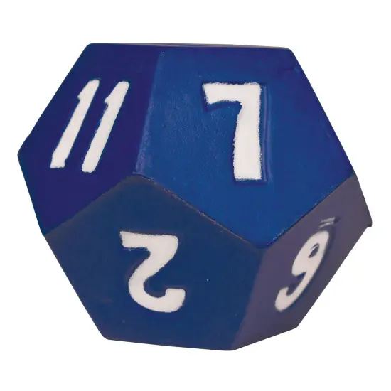 12-Sided Die - Demonstration Size - Pack of 3 {3}
