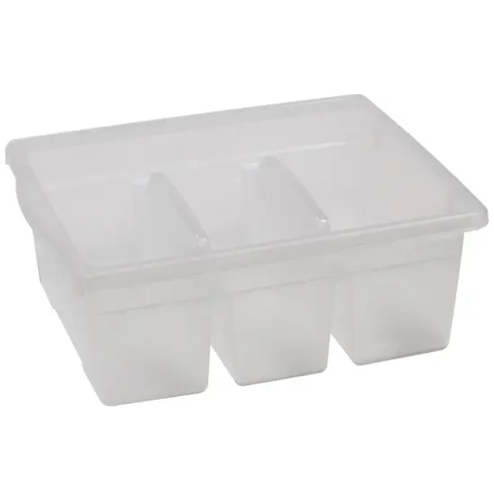 Leveled Reading Large Divided Book Tub, Clear {1}