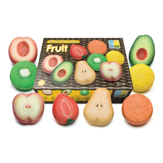 Fruit Sensory Play Stones, Set of 8 {1}