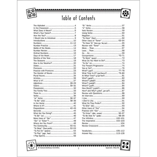 Skills for Success Spanish Resource Book, Grade 6-12, Paperback {3}