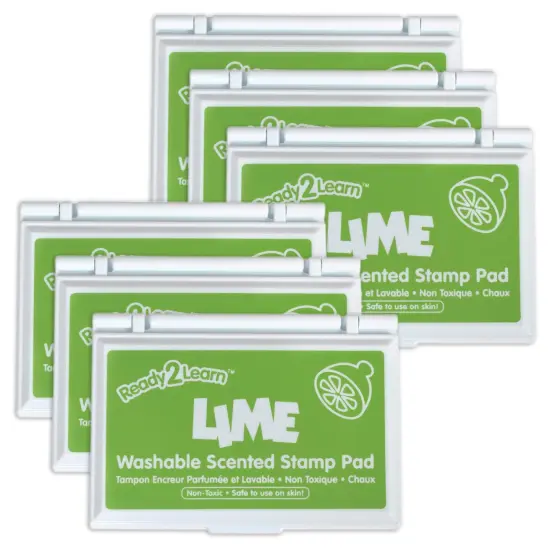 Washable Stamp Pad - Lime Scent, Green - Pack of 6 {1}