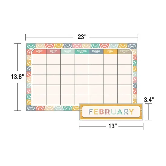 We Belong Calendar Bulletin Board Set, 2 Sets {5}